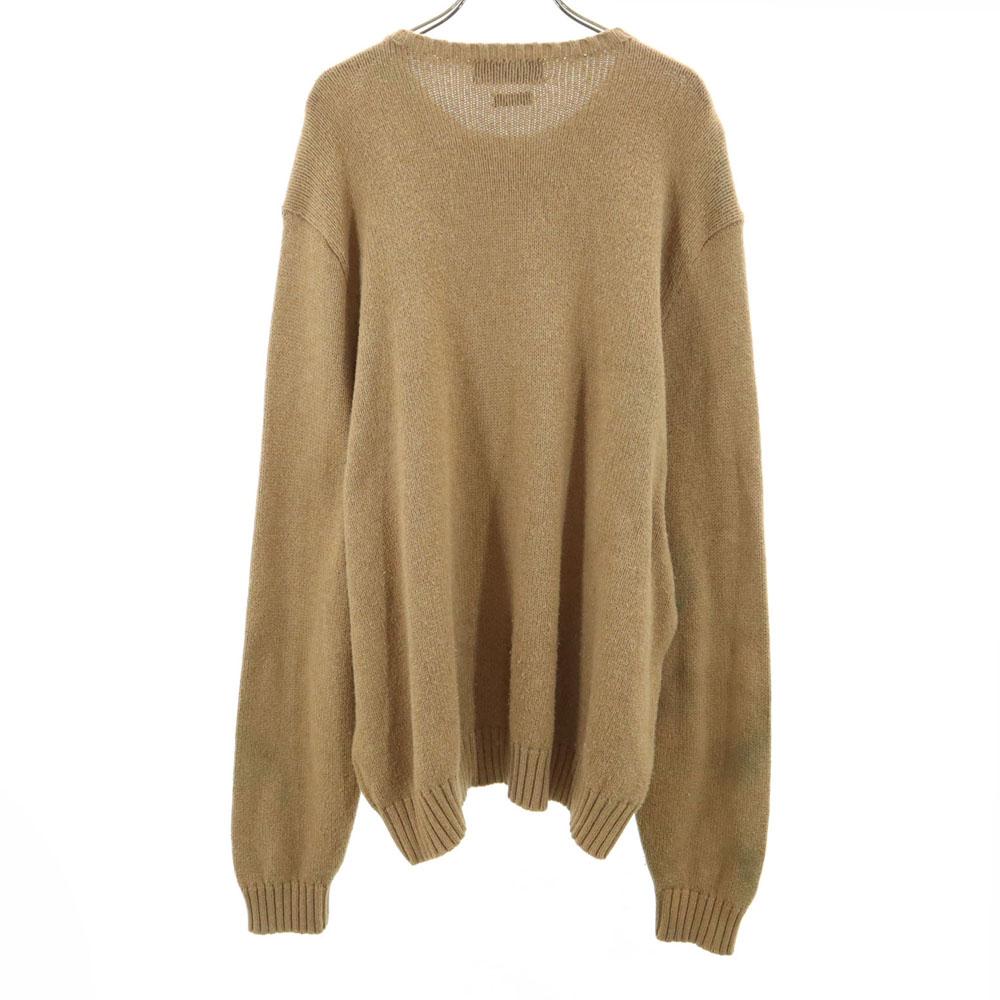 Polo by Ralph Lauren 90s Old Long sleeve sweater Brown knit Men's Used