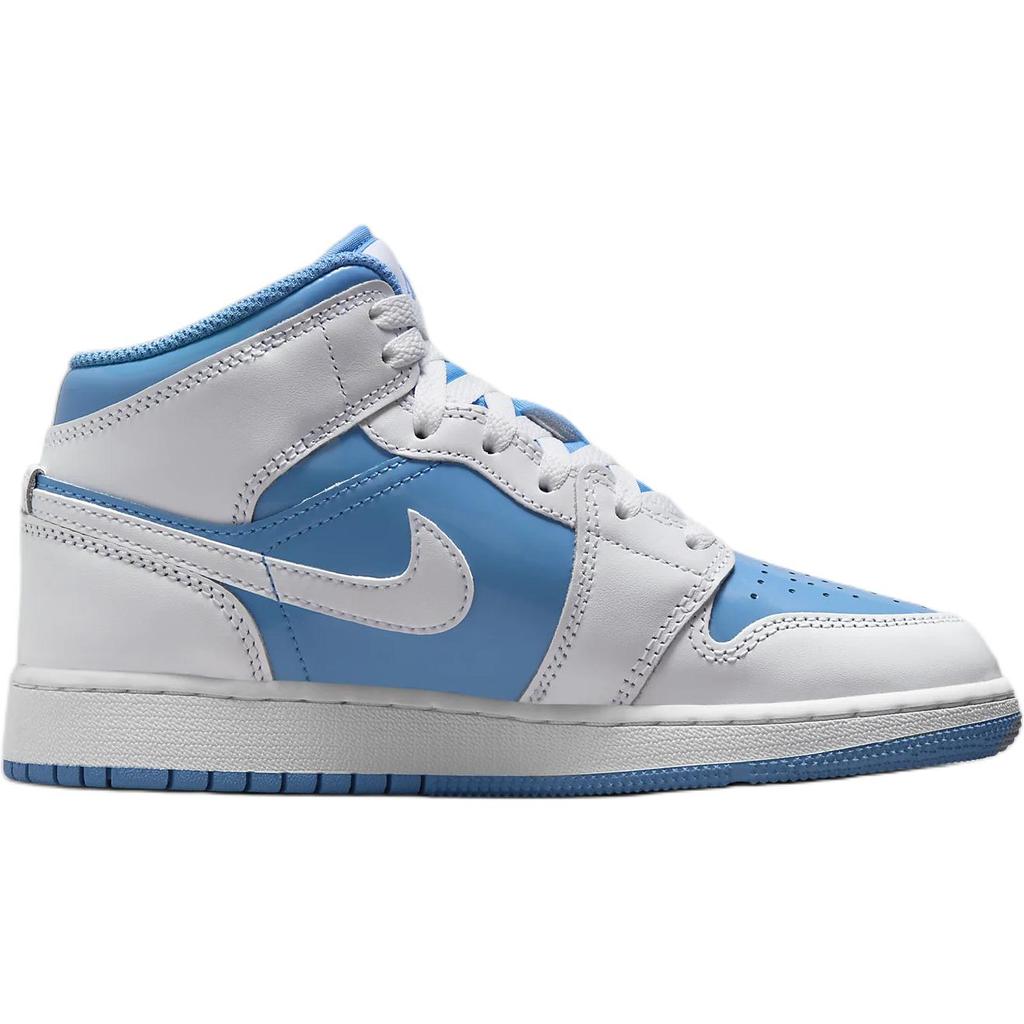 Air Jordan 1 Mid GS Legend Blue Kids Sneakers White FZ3933-114