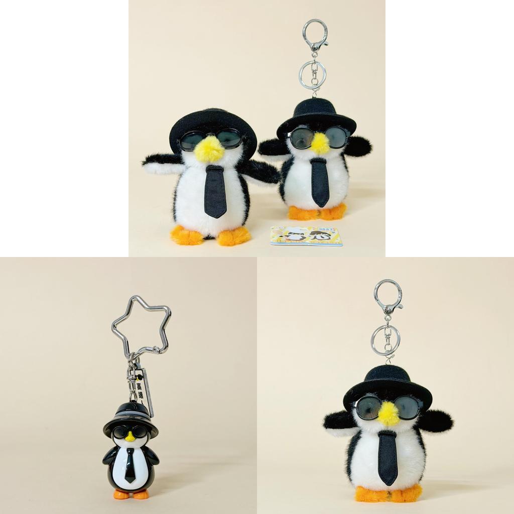 Plush Penguin Keychain With Elegant Design For Gift Giving And Collectors