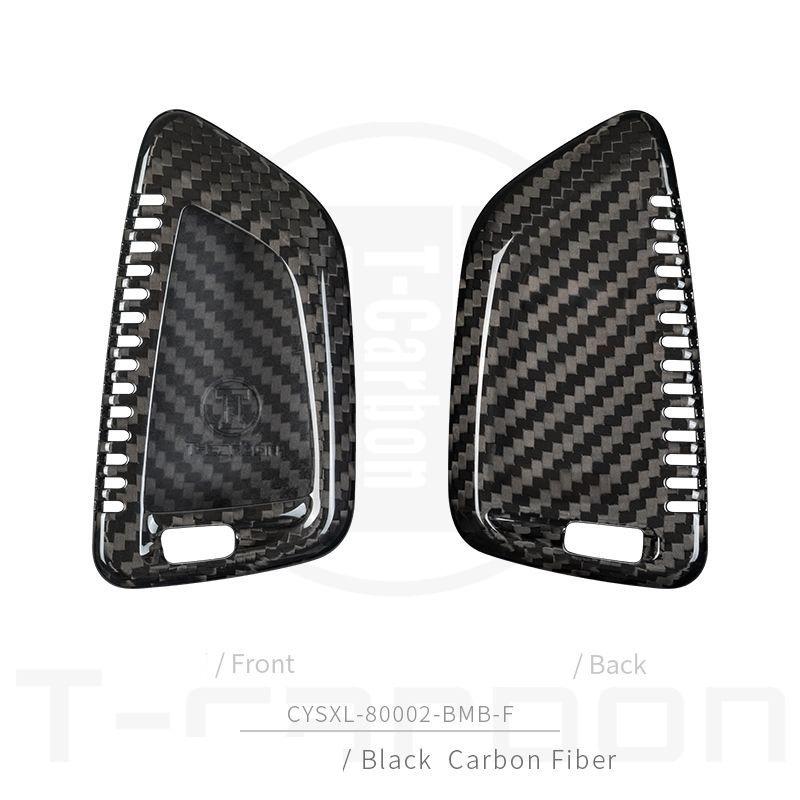Interior Mouldings Real carbon fiber Car Remote Key Cover CaseShell For BMW F15 F16 F48 G30 F85 G11 X1 X5 X6 M 2018 X1 X3 X4 X5
