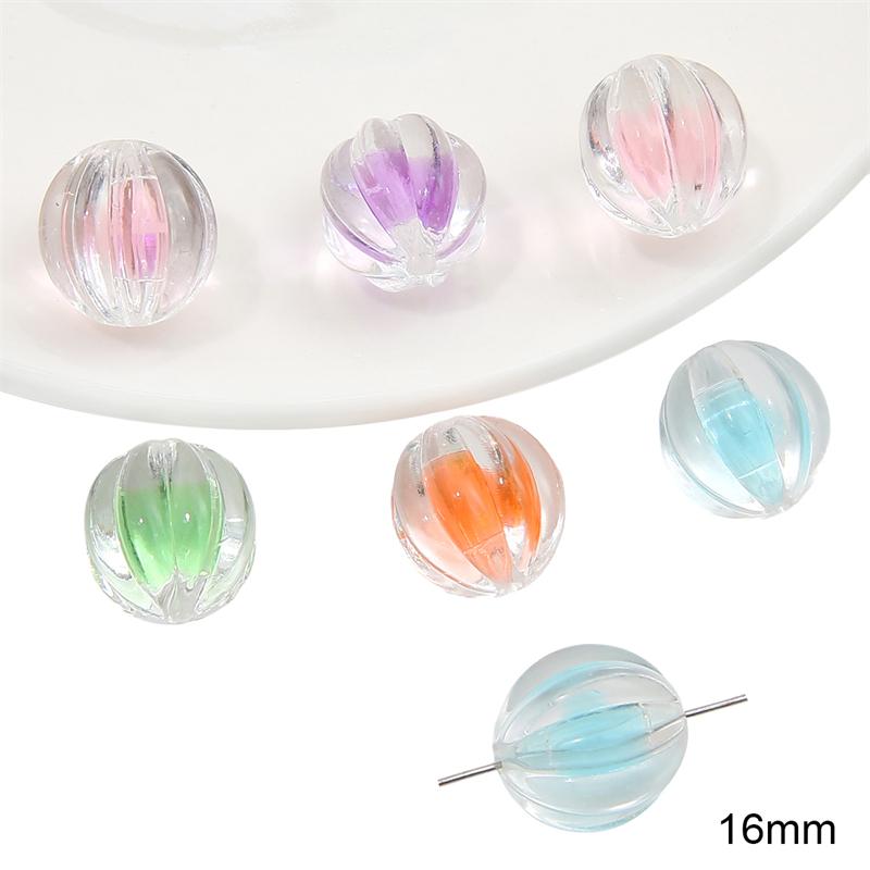 Acrylic Candy Beads Loose Spacer Beads for DIY Jewelry 10pcs