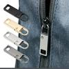 4pcs Metal Zipper Head Removable Zipper Head Universal Slider for Bags and Apparel Replacement Zipper Hooks
