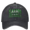 Unisex Women SAUDI ARABIA Flag Saudi National Day Baseball Cap Vintage Distressed Washed Casquette Dad  Adjustable