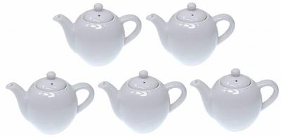 Set of 5 LM Made In Miniature for Soy Granulated and Other Commercial ACS WEB Pots, Japan, Ceramic, Single-Serve, Milk, Sauce, Vinegar, Sugar, Milk,