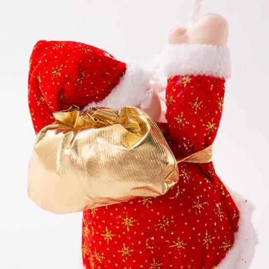 Santa Claus Climbing Rope Christmas Decoration Plush Doll Christmas Tree Climbing Old Man Hanging