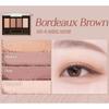 Kate Mellow Swatched Eyeshadow Palette BR-6 Bordeaux Brown