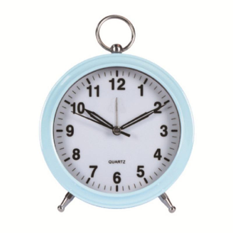 Popular Round Lifting Clock Cartoon Candy Color Cute Children's Alarm Clock Time Meter Digital Home Use