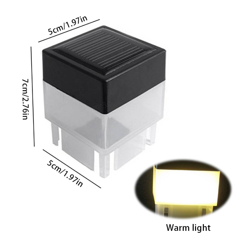

Сонячний стовпчик Сучасна лампа для паркану та палуби Автоматичне ввімкнення/вимкнення Квадратний стовпчик Світильник для стовпа паркану для зовнішнього використання Сад Патіо