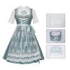 German Beer Festival Dress Suspender Dress Lace Blouse 3 Colors Breathable Polyester Costume Outfit