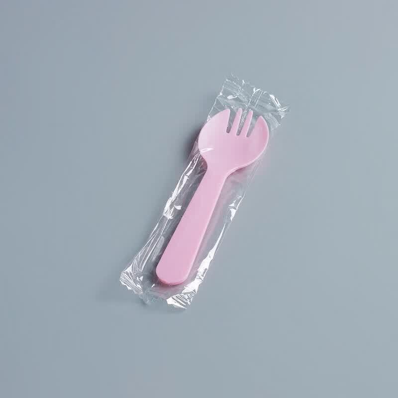 Individually Packaged Disposable Plastic Spork