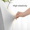 Velvet Fabric Chair Cover For Dining Space Wedding Occasion Hotel Banquet Soft &Comfortable Spandex Stretch Chair Covers Home Decorative Seat