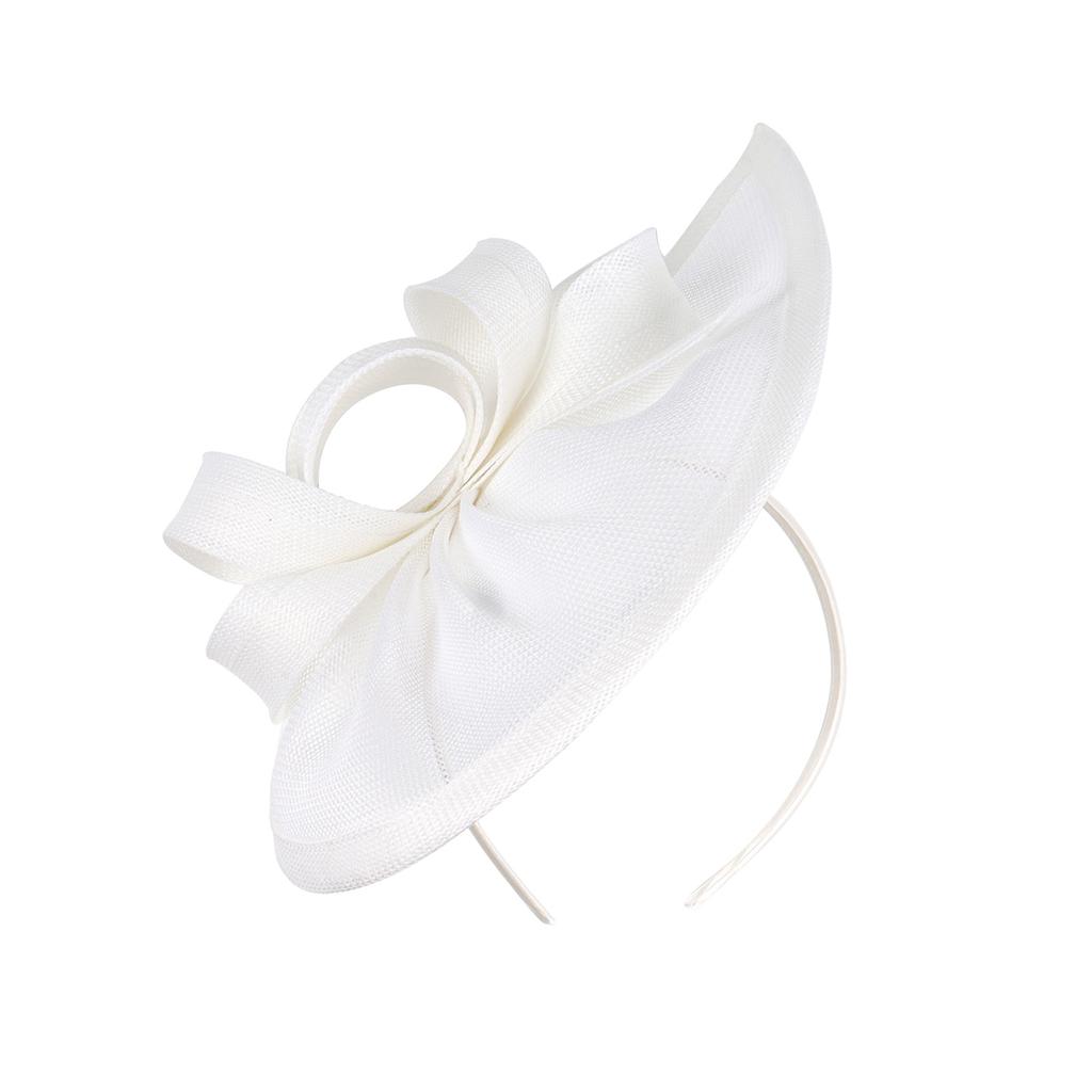 Elegant Kentucky Derby Mesh Hat In Natural Party Hairpieces Fashion Headwear Accessory for Picnics and Beach Outings