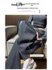 Women's Retro Striped Wide-Leg Pants, 2026 Spring/Summer, Tie-Up Loose Fit, Versatile Old Money Style.