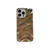3D Electroplated Wrinkle Pattern Phone Case for iPhone 16 Pro Max, Compatible with Apple 15/14/13, Premium Feel