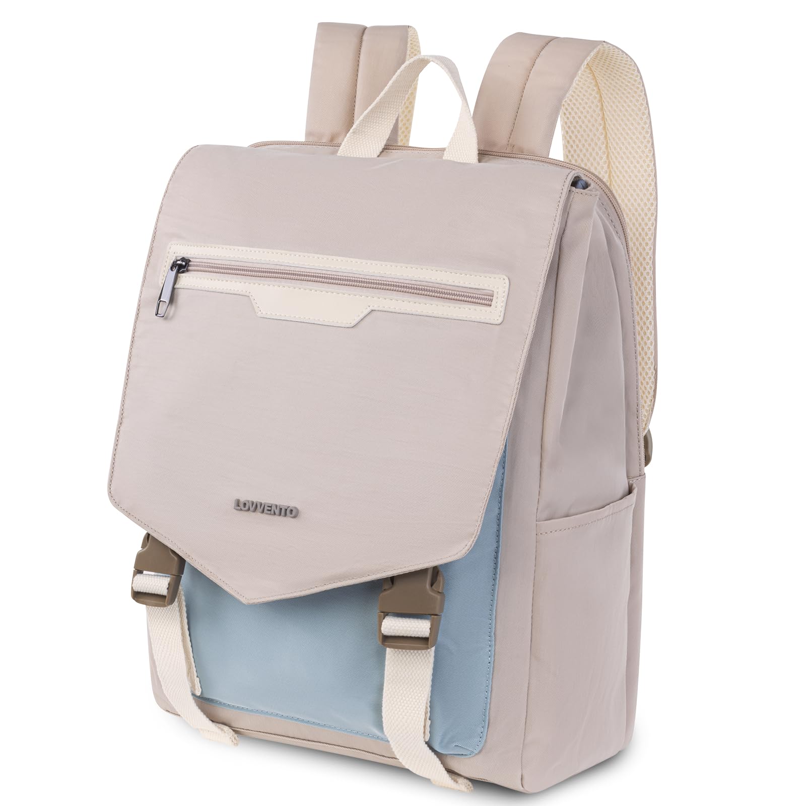 

Overlay Backpack for Large Inch PC Storage 2 Layer Cute PC Compatible with A4 10 Water For Outdoors [lovvento] Women, Capacity, 15.6 Backpack,
