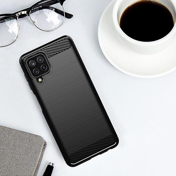 Flexible Carbon Cover for Samsung Galaxy A22 4G - Black