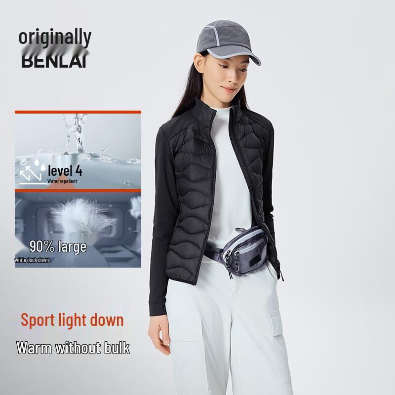 Женская легкая водоотталкивающая пуховая куртка BENLAI M