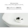 Shinjuku Gin No Kura Simple Round Silver 925 Ear Cuff (Single Ear) - Ear Cuff, Non-Pierced Earring, Ear Clip