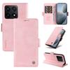 YIKATU YK-007 For Xiaomi 14T Case Side Buckle PU Leather Phone Cover Litchi Texture