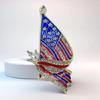 Patriotic Pin Trendy Flag Designs Alloy Metal Brooch Jewelry Accessory For Clothing Bags Friendship