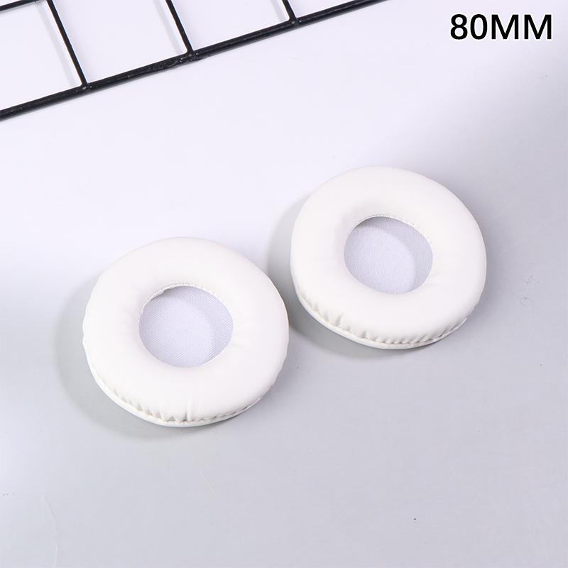 1 pereche de căști cu capac rotund din burete Tampoane de schimb pentru urechi Tampoane pentru urechi 50/60/70/80/90 mm Pernă pentru căști
