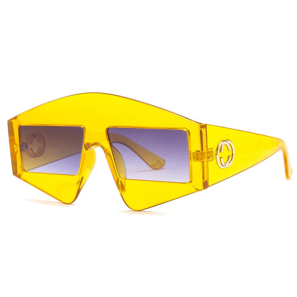 

Y2K Роскошный Бренд Дизайнерские Большие Треугольные Солнцезащитные Очки Женские Для Мужчин Винтажные Панк Солнцезащитные Очки Большая Рама Популярные Оттенки As the photo