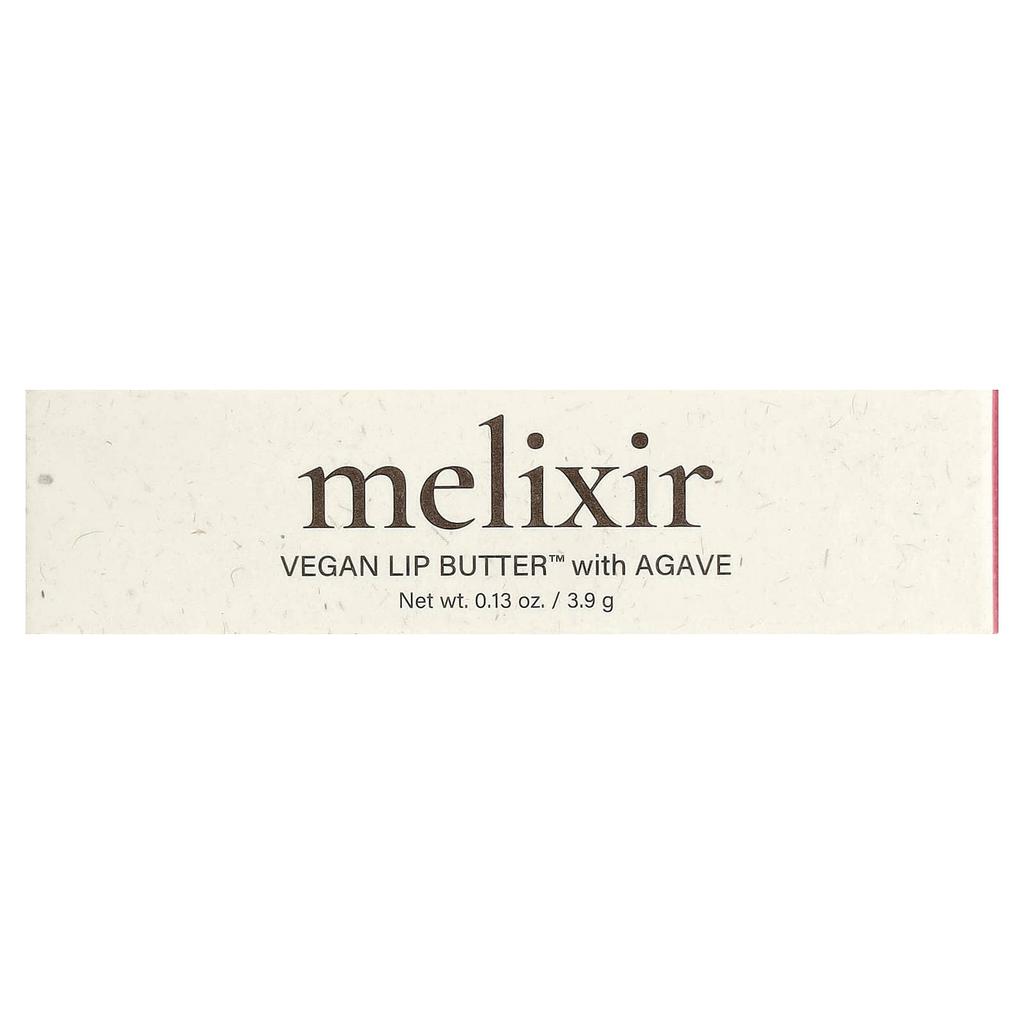 Melixir, Vegan Lip Butter™, with Agave, 10 Flutters, 3.9 g (0.13 oz)