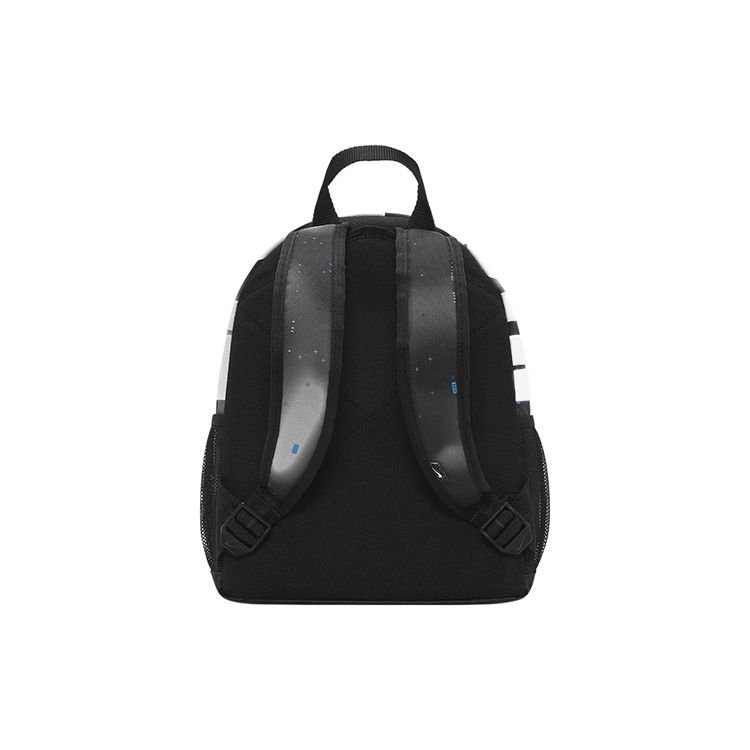 Nike Brasilia JDI Series Logo Keychain Zipper Polyester Backpack Mini Women backpack Black DR6095-010