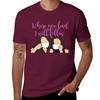 Where you lead I will follow T-Shirt animal prinfor boys shirts graphic tees black t shirts for