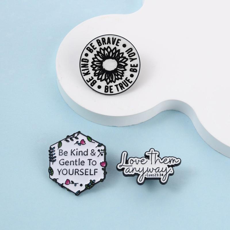 Snarky Motivational Enamel Pins Set Humorous Quote Brooches Self-Love Fandom Lapel Badges Trendy Gift For Friends