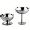 200ml Salad Cup Safe Stainless Steel Ice Cream Cup Dessert Bowl LS