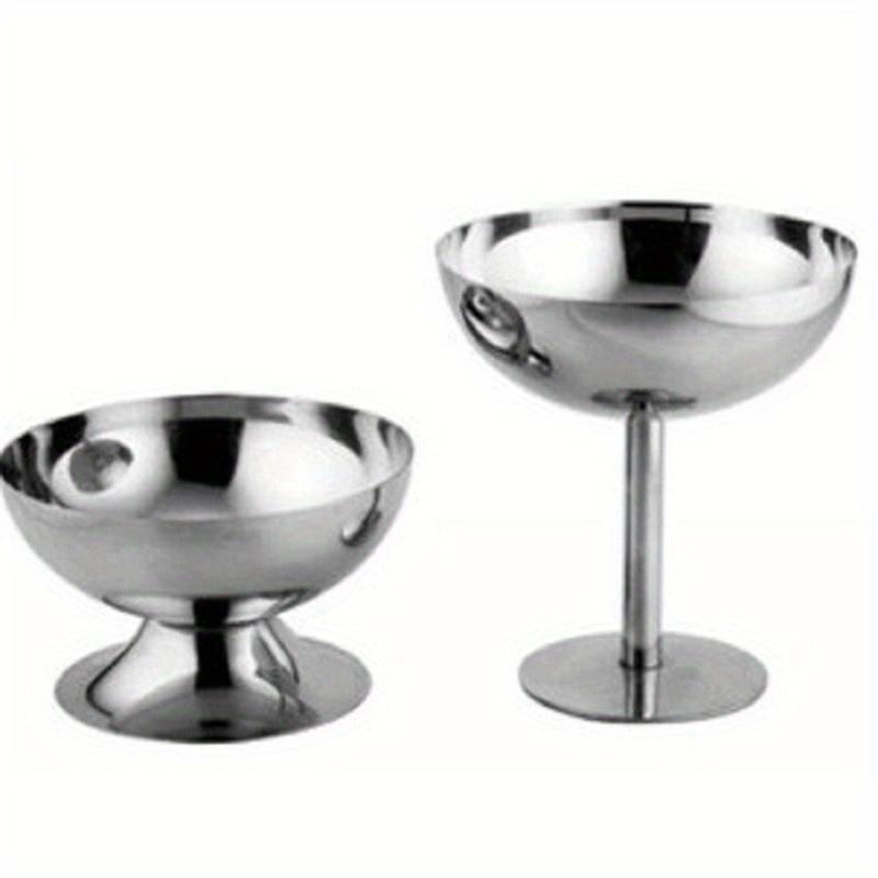 200ml Salad Cup Safe Stainless Steel Ice Cream Cup Dessert Bowl LS