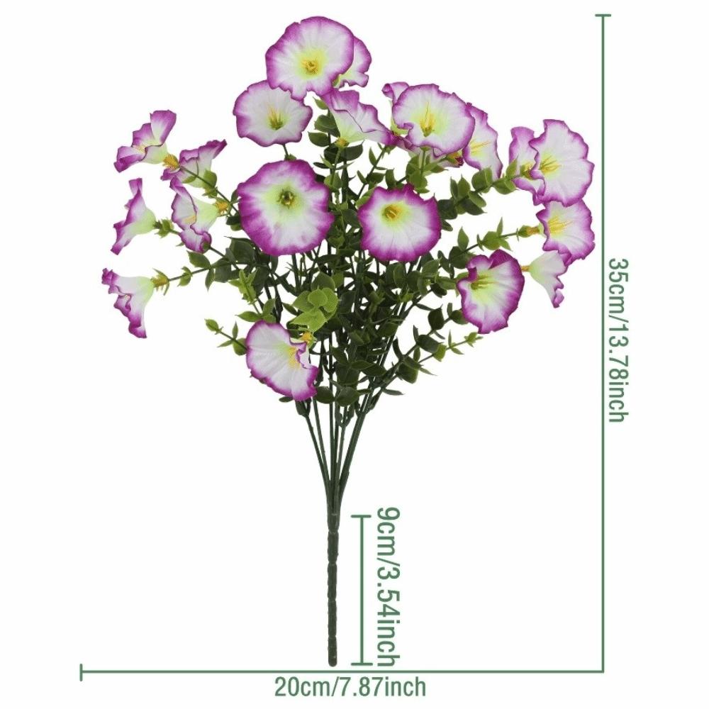 Künstliche Pflanzen Künstliche Stiefmütterchen Herbstdeko DIY Blumiger Eukalyptus Blumenstrauß Weicher Realistischer Simulierte Veilchen Sträuße