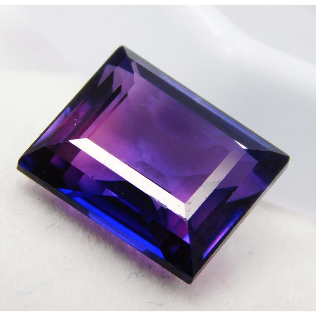 Extremely Rare 10.90 Ct Natural Purple Tanzanite Emerald Cut CERTIFIED Loose Gem A-2532