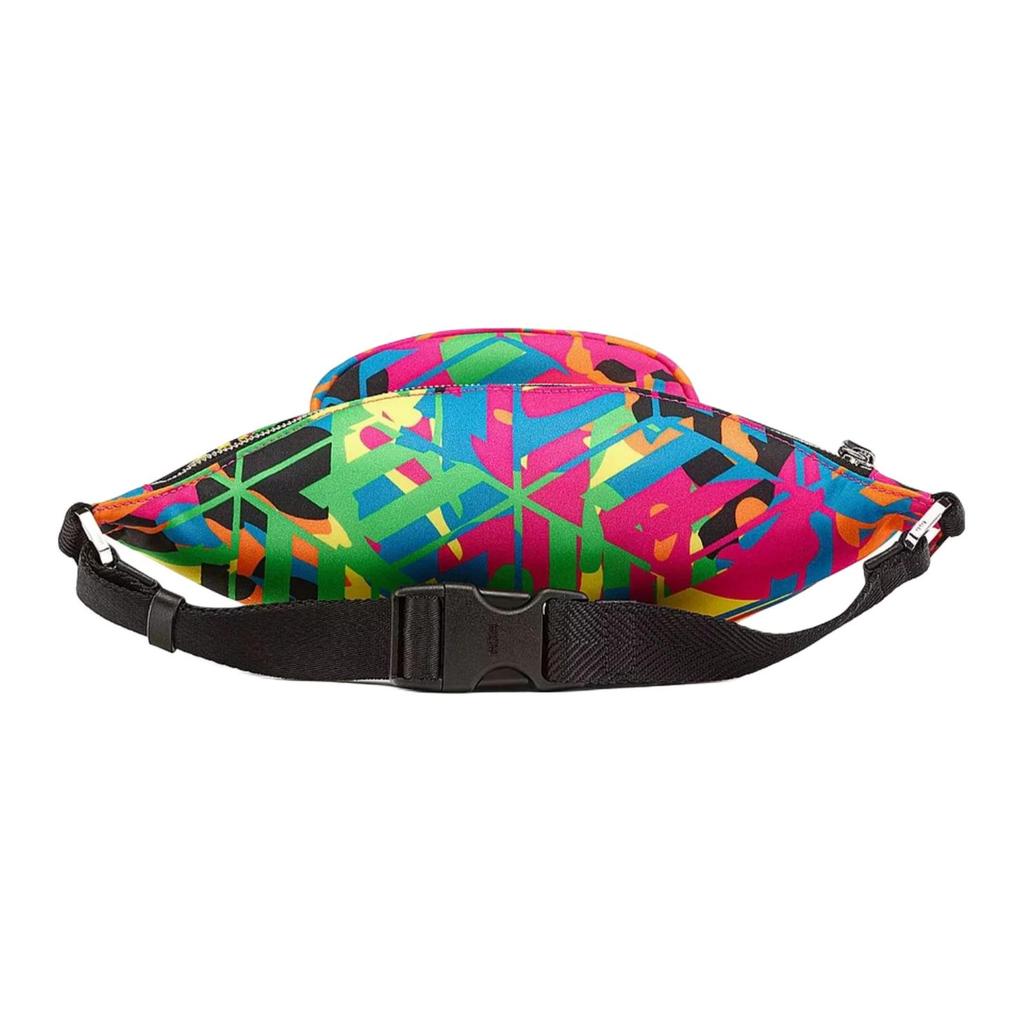 New MCM Cubic Series Nylon Sling Bag, Fanny Pack Mini Men's Multicolor MMZCAFI02MT001