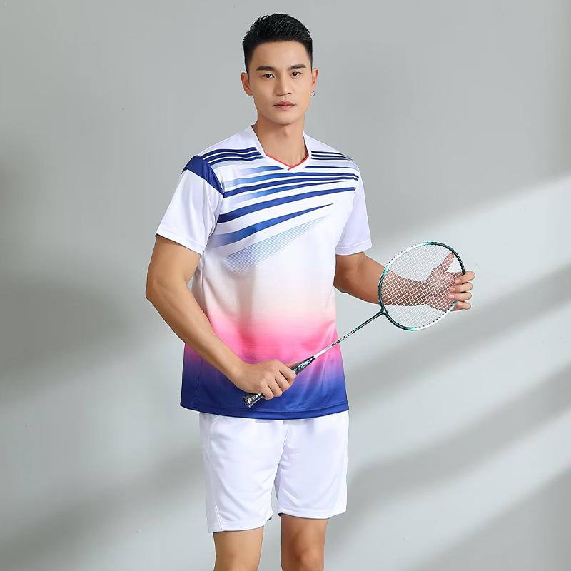 Unisex Schnelltrocknendes Badminton- & Tennis-Sommer-Trikotset