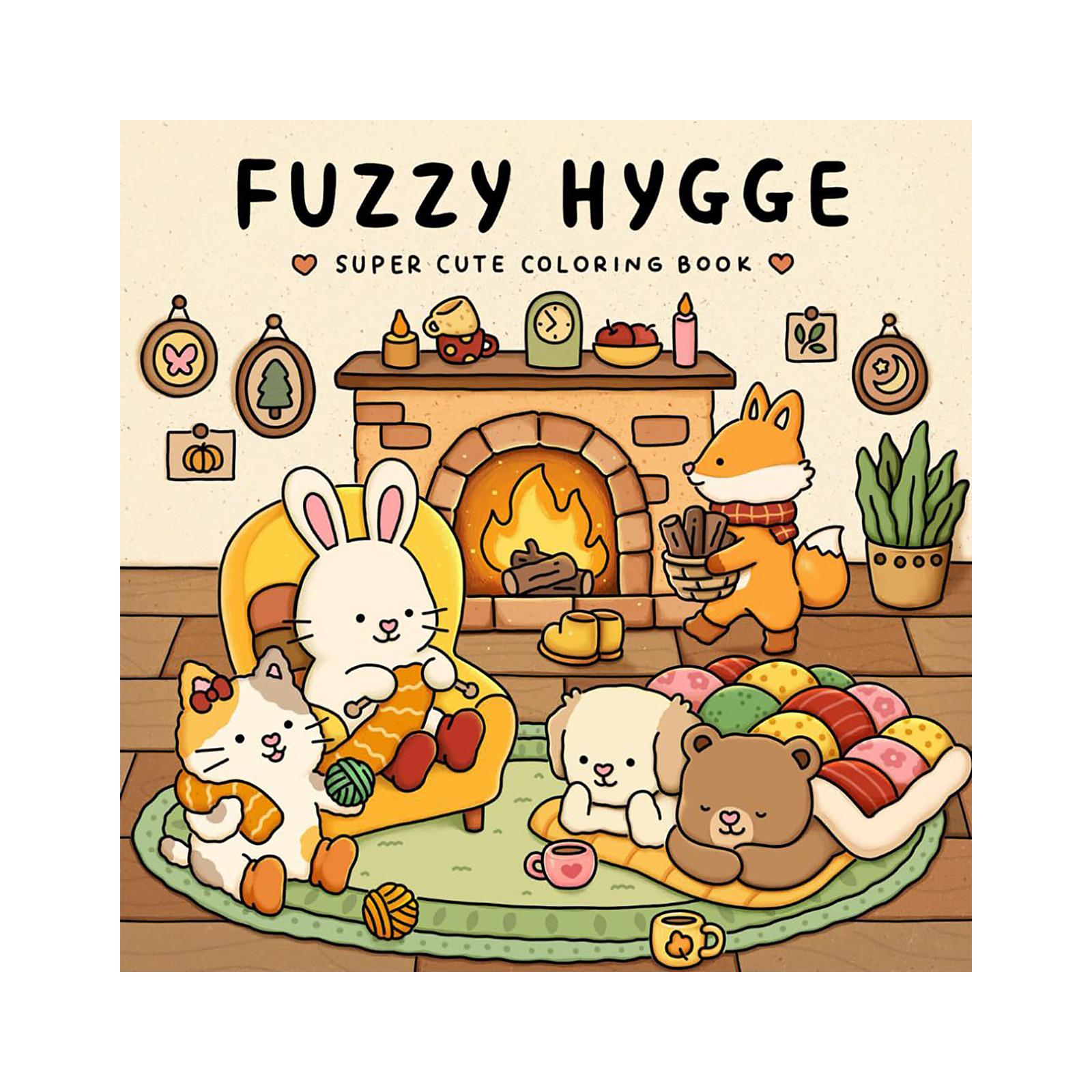 

Книжка-розмальовка для дорослих і підлітків із зображенням чарівних моторошних створінь у затишних хвилинах відпочинку One Size