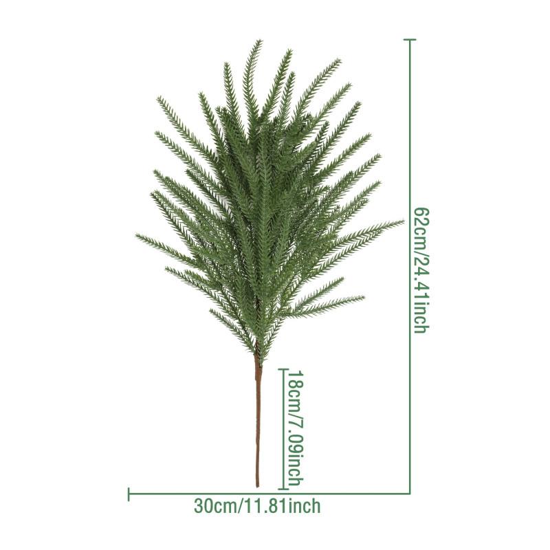 Christmas Fir Branches Fake Tree Leaves For Holiday Centerpieces And Seasonal Arrangements