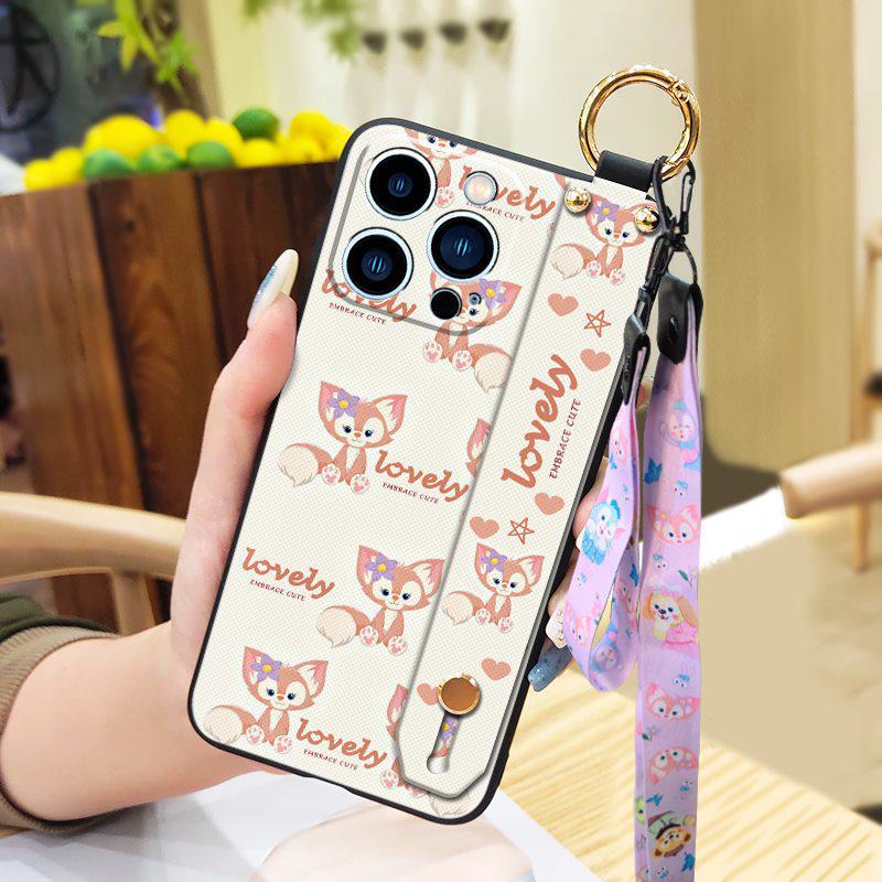 Stella Lou Cartoon-Softshell-Handyhülle für Samsung, iPhone, OPPO, Xiaomi, Vivo mit Umhängeband