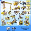Children's Educational Robotics Kit - Small Particle Mechanical Set 9686 with Electric Science Building Blocks