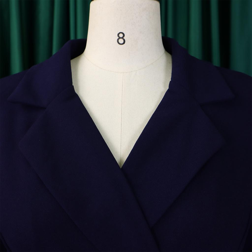 YYFS Moda damska Lato Wiosna Jednolity kolor Drukuj Krótki rękaw POLO Dekolt Wysoka talia Casual Sukienki