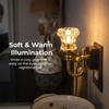 1/2 stk Natlampe Vægmonteret Stik-i Dekorativ LED Natlampe Blødt Varmt Lys Natlampe Soveværelse Børneværelse Trappegang Dekoration