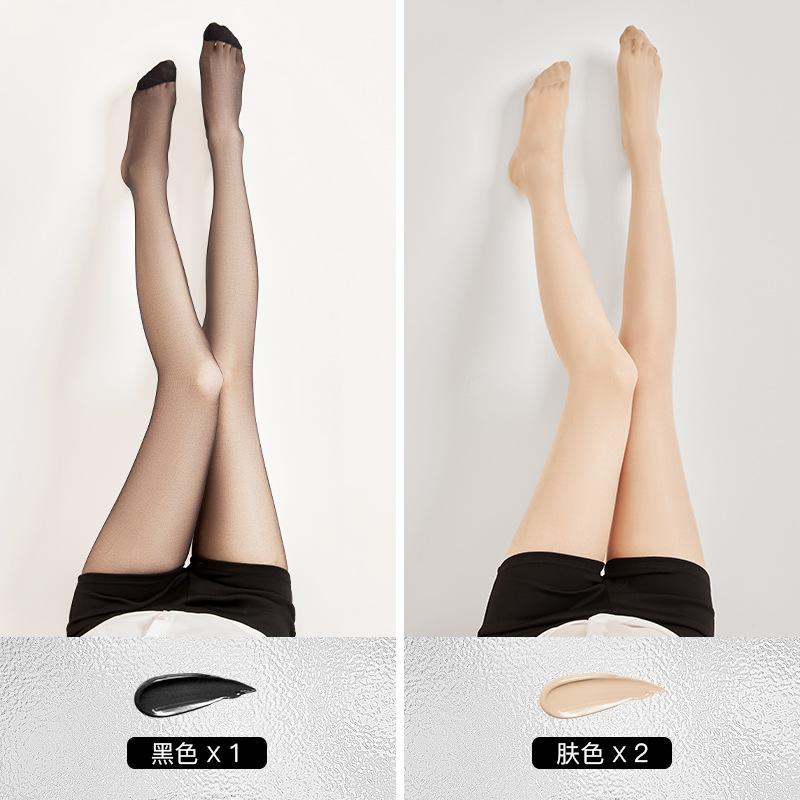 Thin, breathable, sun-protective, anti-snagging, seamless silk stockings for women in spring and summer, no crop-dropping, invisible concealer and...