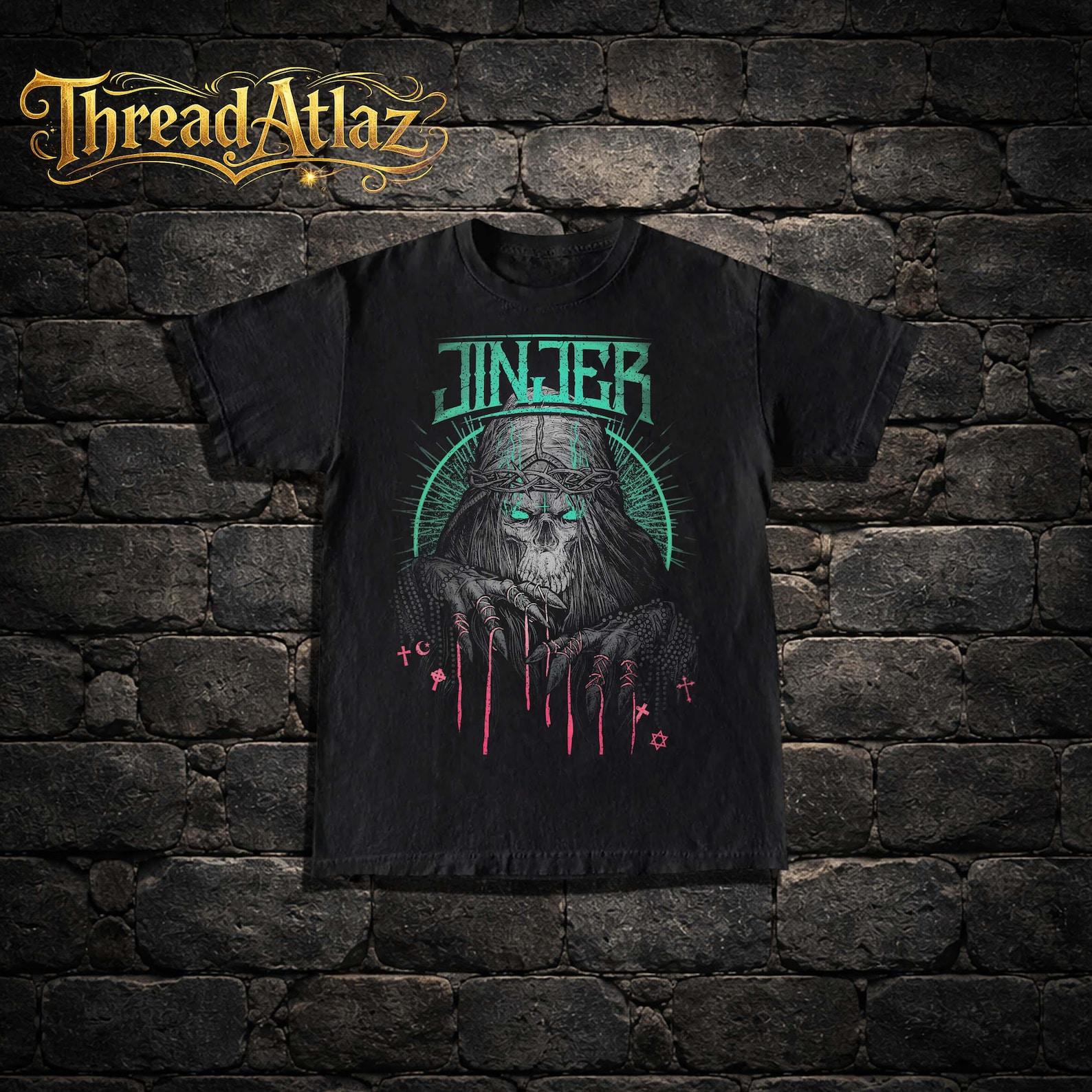 Jinjer T-Shirt - Metal Music Shirt - Pisces - King Of Everything - Tatiana Shmayluk - Jinjer Merch - Unisex Rocker Clothing XL