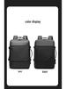 Expandable Men's Travel Backpack for Business and Short Trips - Large Capacity and Multifunctional Laptop Bag