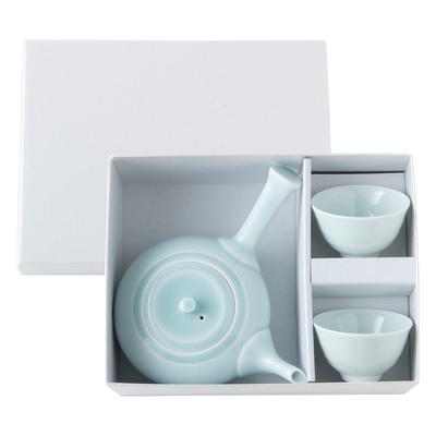 Set teiera e tazza da tè in celadon Hasami ware (pacco regalo) 11439