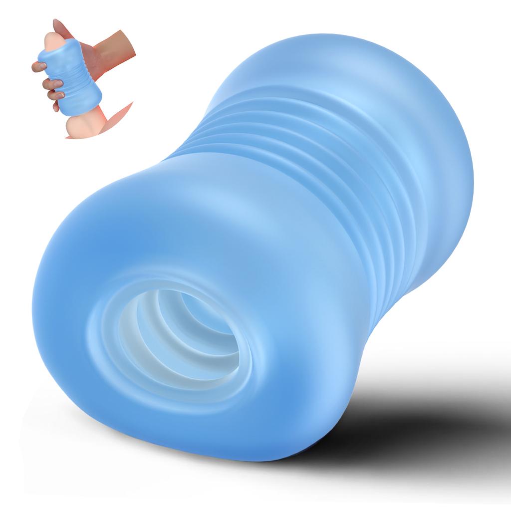 TPE Artificial Vagina Dual Channel Glans Sucking Sex Toys for Men Portable Male Masturbator Cup Delay Ejaculation Penis Massage