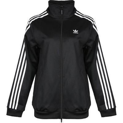 Originals Contempo BB TT Günlük Rahat Moda Retro Dik Yaka Çizgili Ceket Kadın ceketleri Siyah CE2424