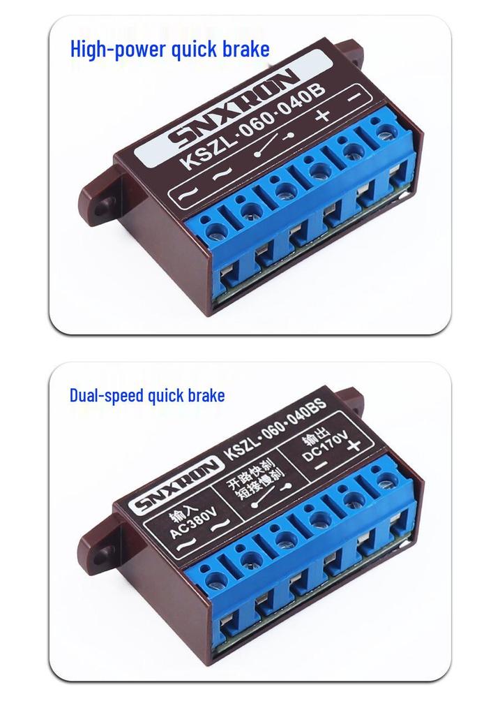 Electromagnetic Brake Rectifier KSZL-060-020A Two-Speed Fast Braking Module 220/380V