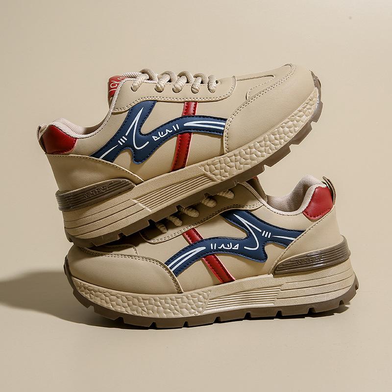 Retro Platform Running Shoes 2025 Spring and Autumn New Rubber Sole Casual Shoes College Style Fashion Sports Shoes Women